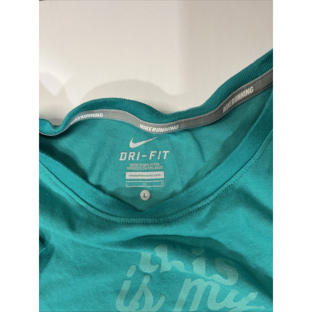 Nike Dri-Fit Women's Tee "This is My Kick A$$ Shirt" Size Large - Picture 2 of 4